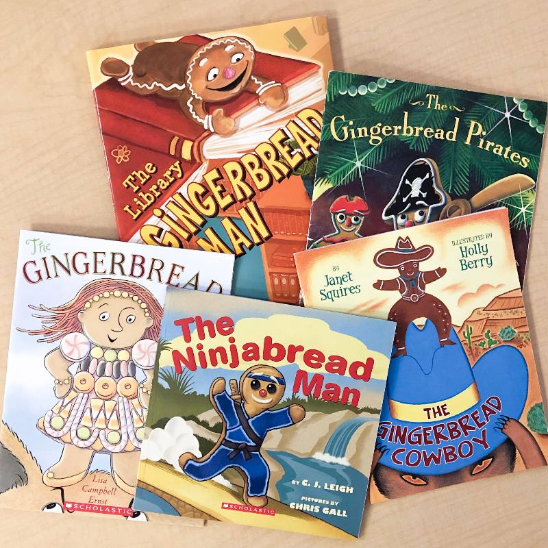 The best gingerbread books to teach theme 