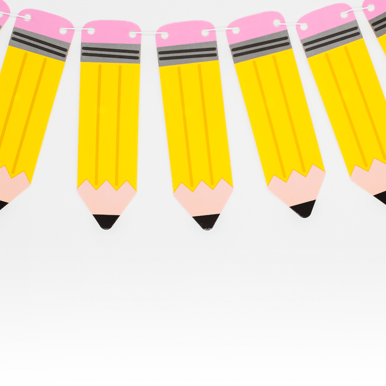 Photo of pencil bunting