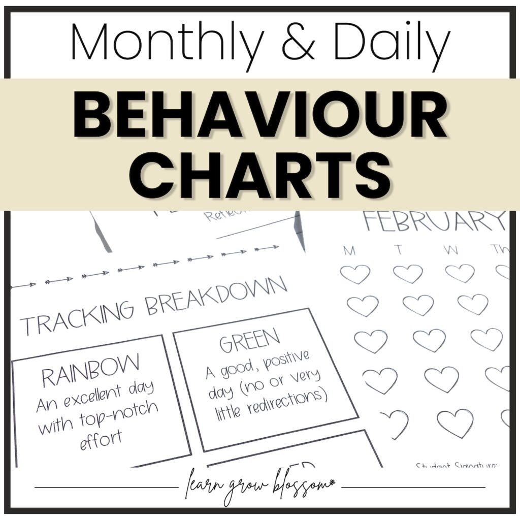 Thumbnail for monthly & daily behaviour charts as an alternative to a clip chart.