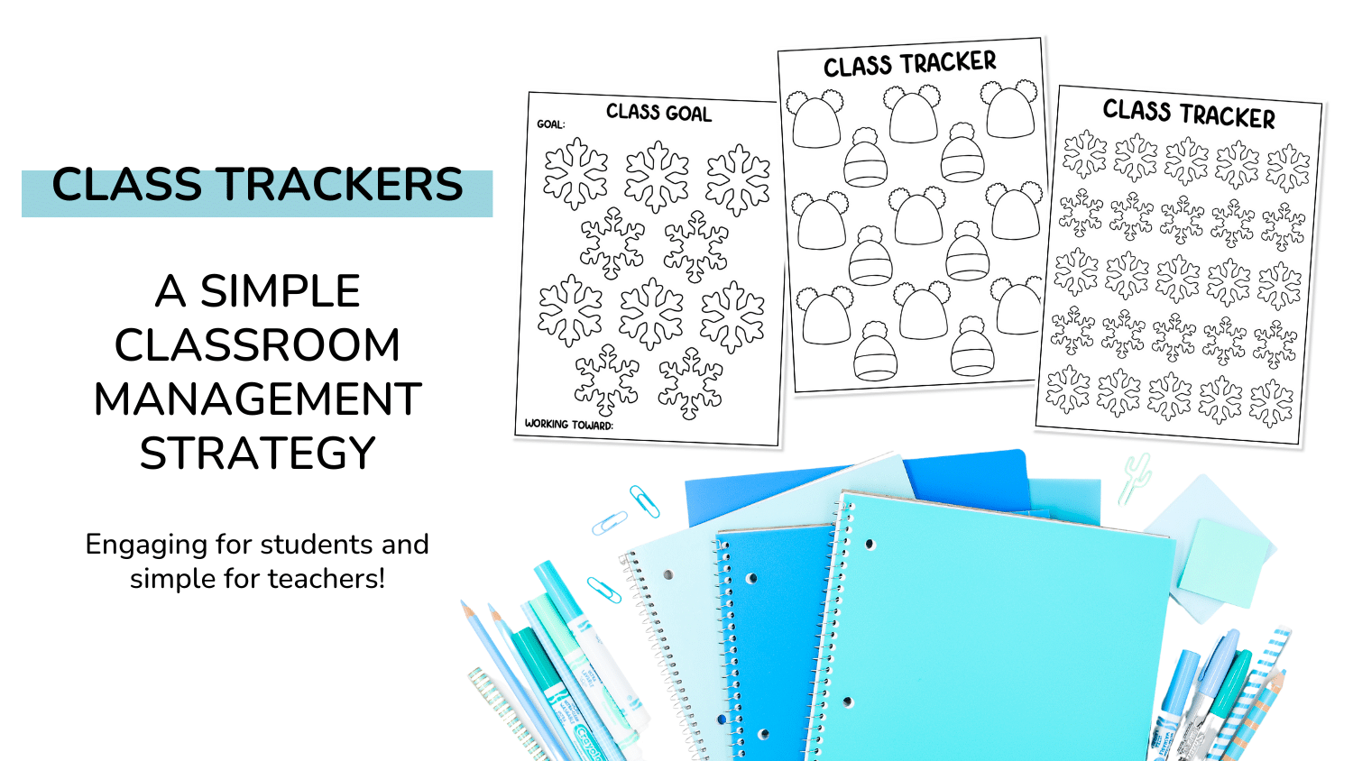 Graphic showing screenshots of three examples of classroom reward charts