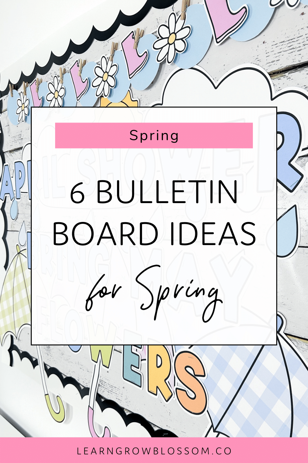 spring-bulletin-board-ideas-learn-grow-blossom for Free Spring Bulletin Board Printables Spring Bulletin Board Ideas - Learn Grow Blossom for Free Spring Bulletin Board Printables