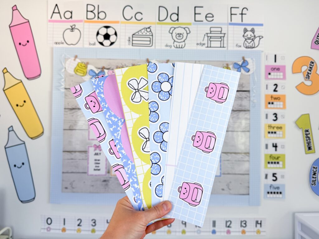 bright classroom decor bulletin board borders
