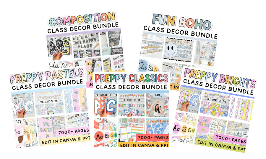 Classroom decor bundles