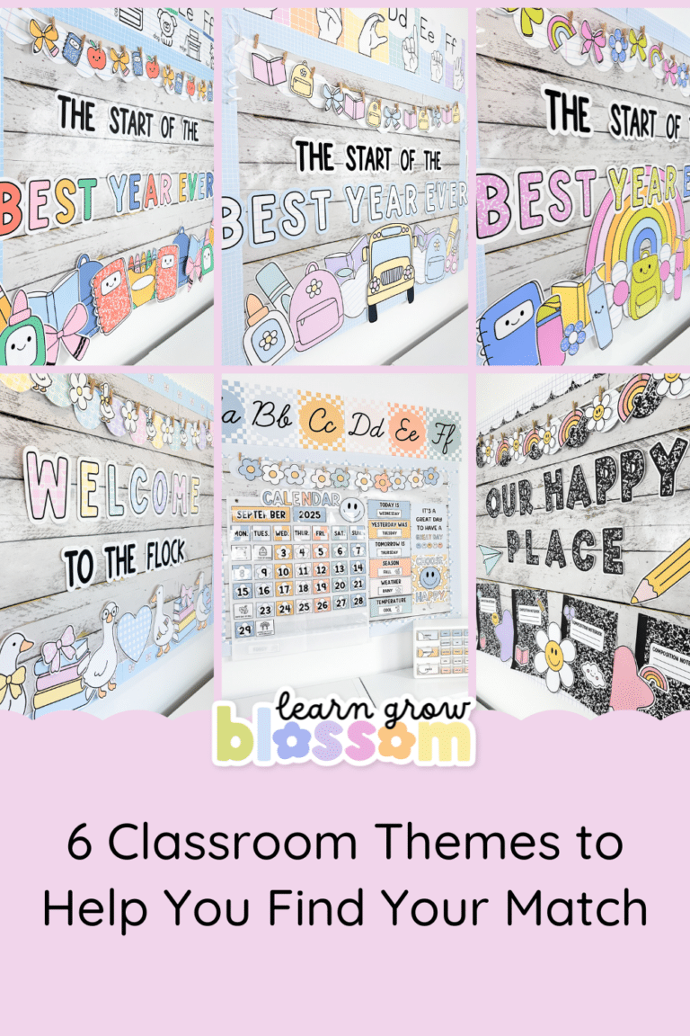6 classroom themes