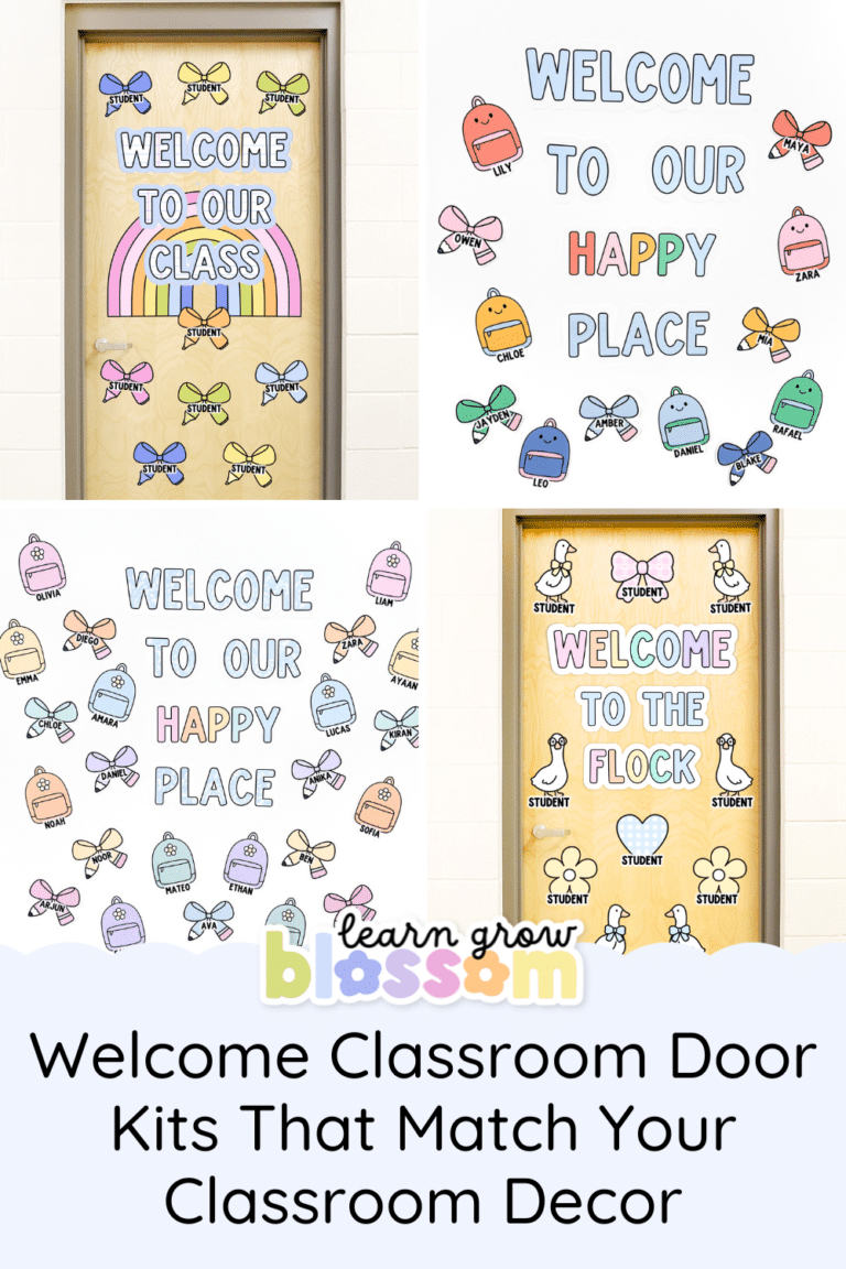 4 photos of welcome classroom door ideas