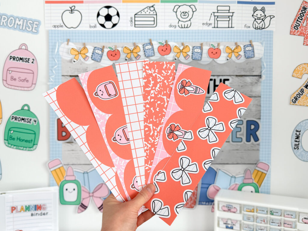 bright printable bulletin board borders