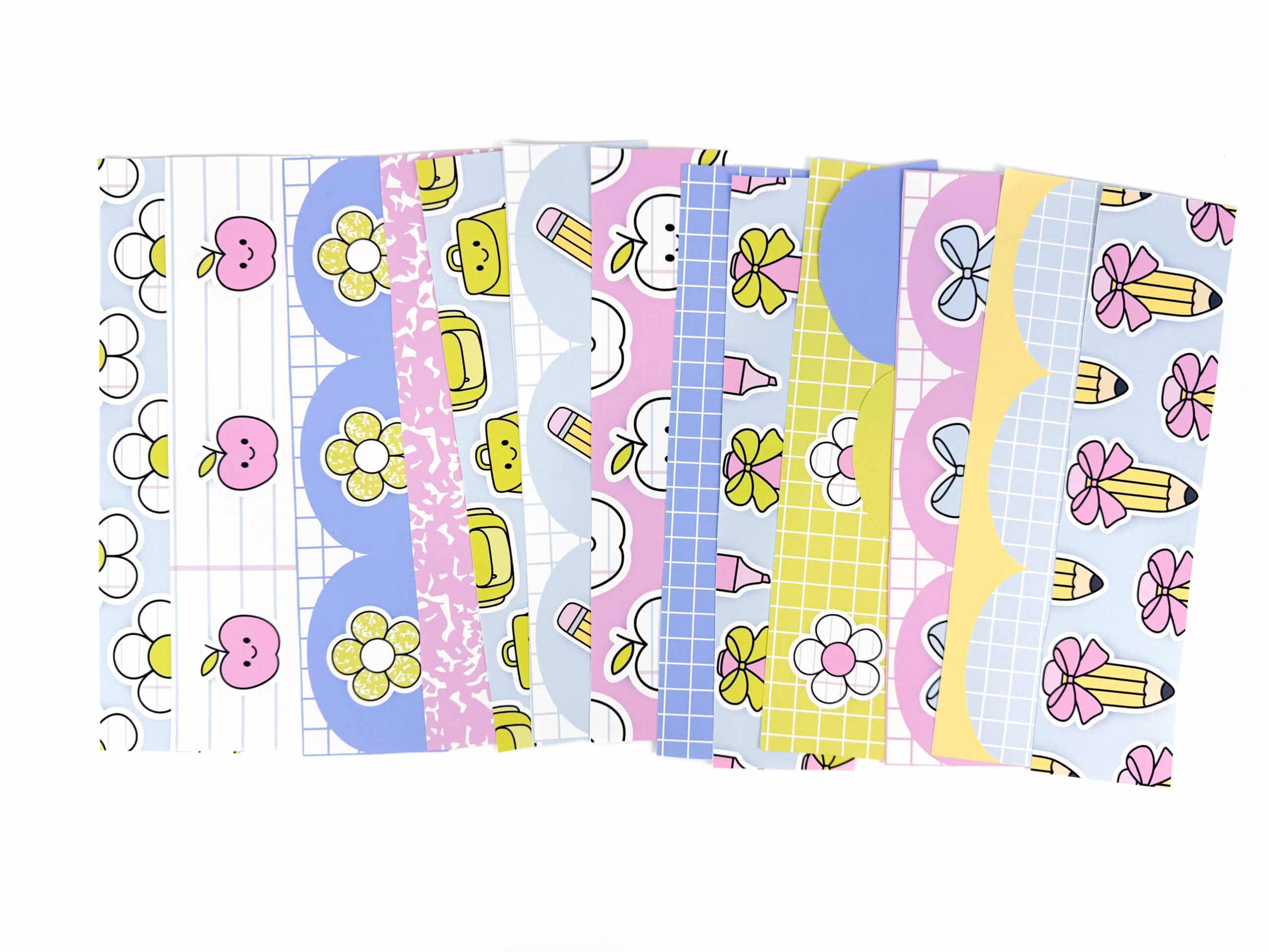 bright printable bulletin board borders