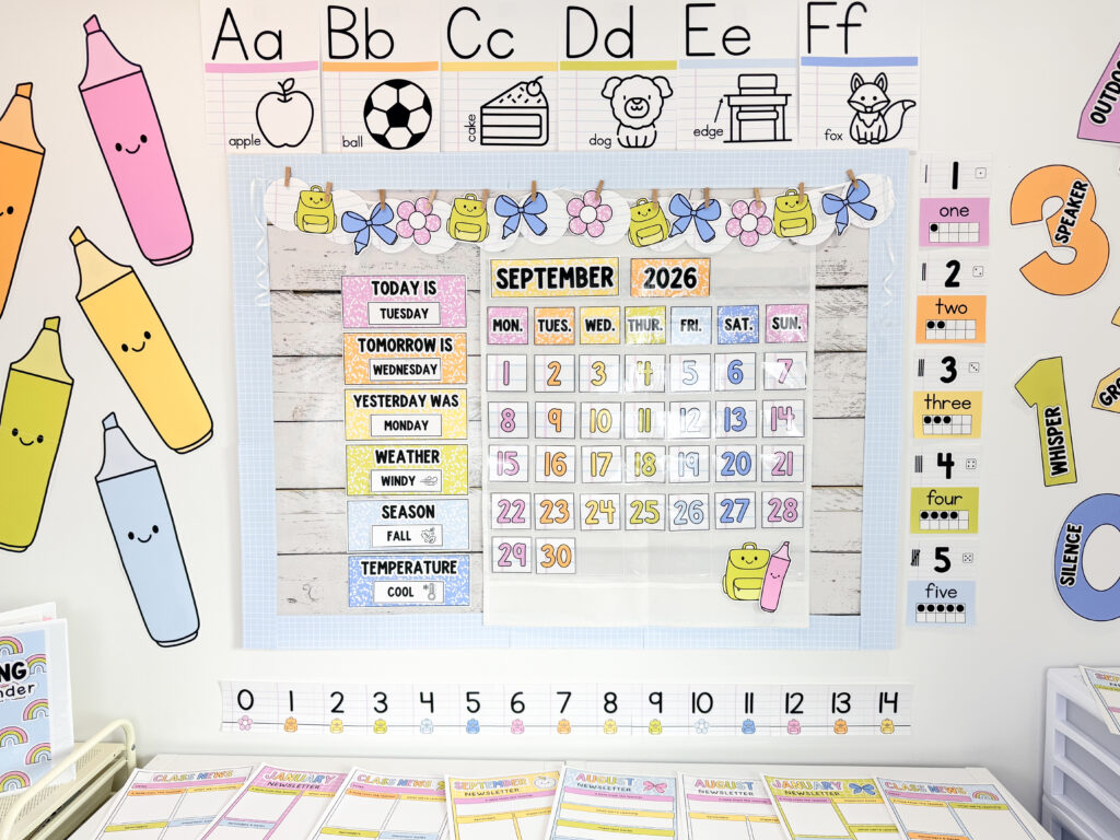 bright classroom themes