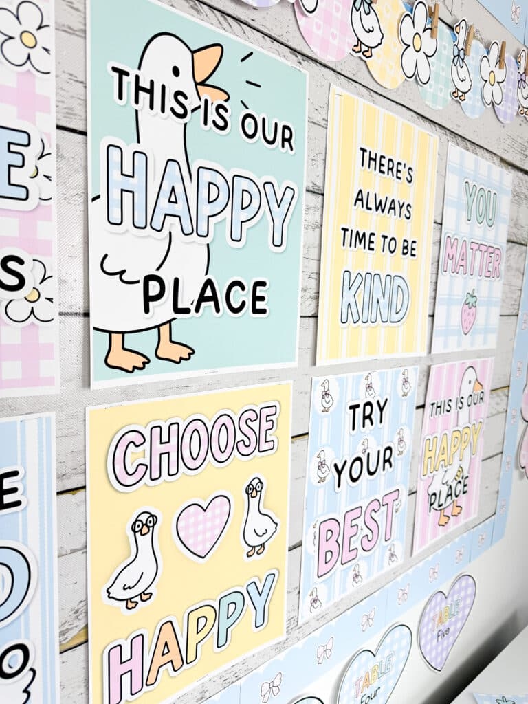 silly goose classroom theme classroom posters
