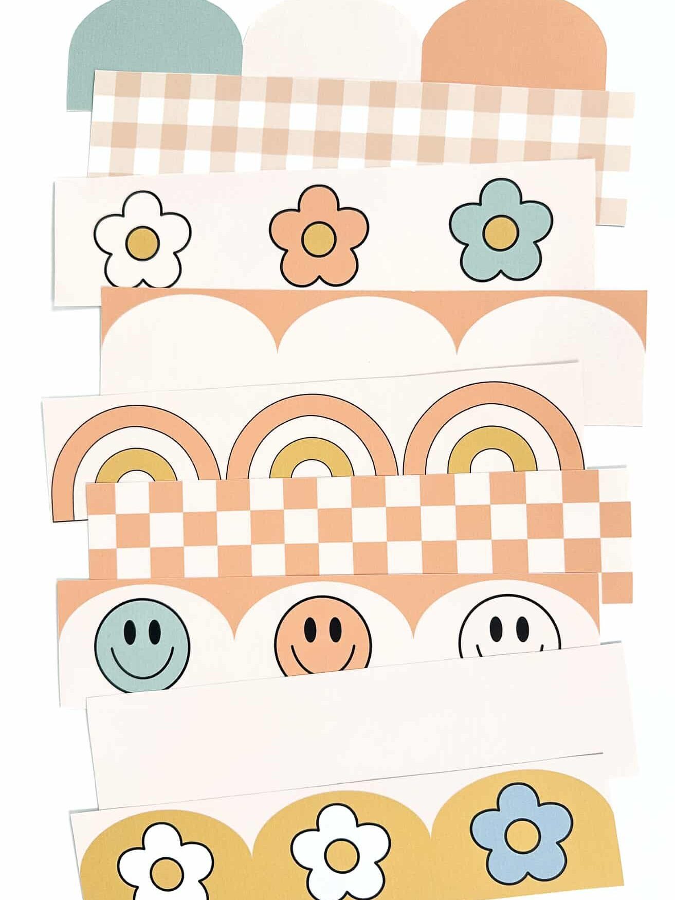 boho printable bulletin board borders
