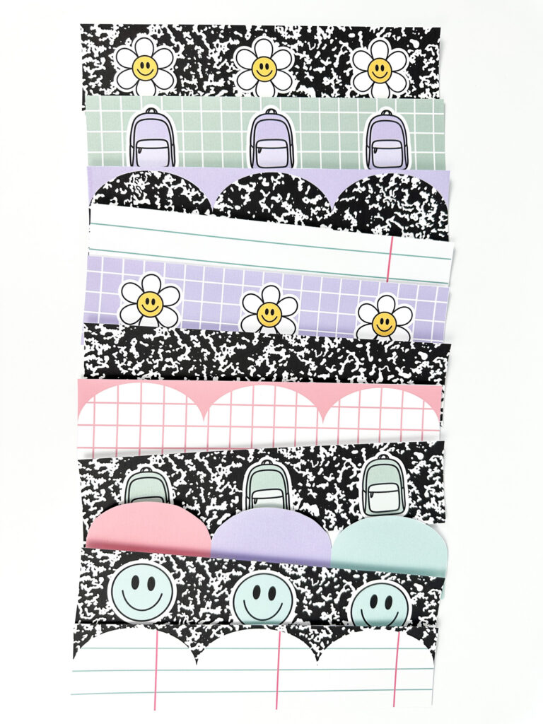 composition printable bulletin board borders