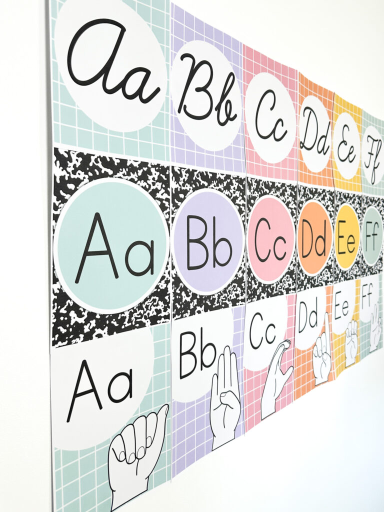 composition classroom theme bulletin board letters