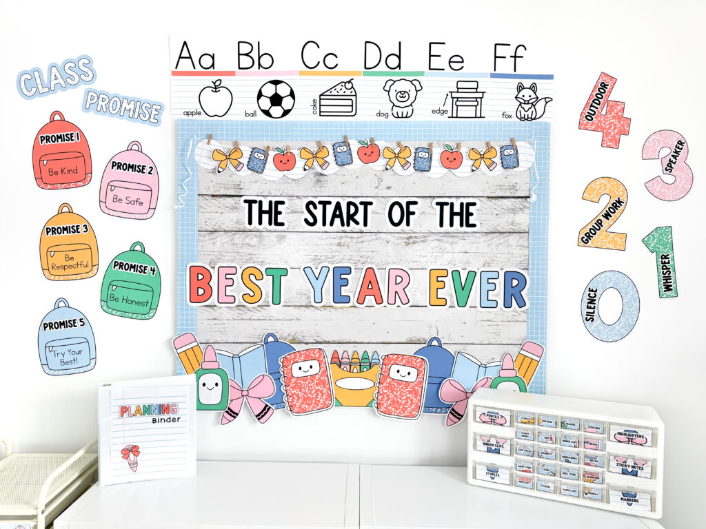welcome back to school bulletin board
