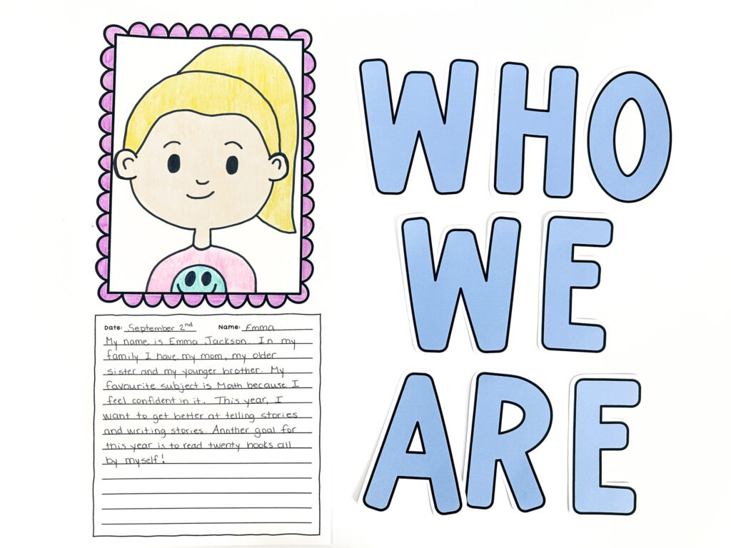 A student Self portrait and Autobiography Project