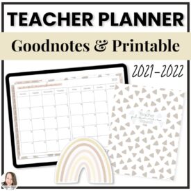 Goodnotes & printable teacher planner